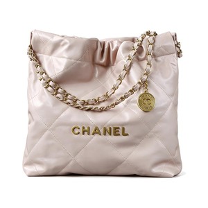Chanel 22 in Antiba Calfskin with Drawstring for Shoulder Handheld Carry Designer Bag