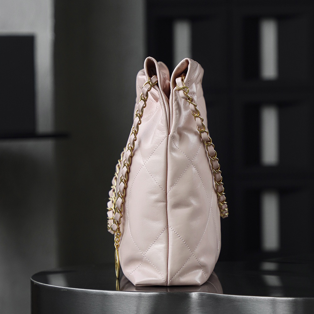 Chanel 22 in Antiba Calfskin with Drawstring for Shoulder Handheld Carry Designer Bag
