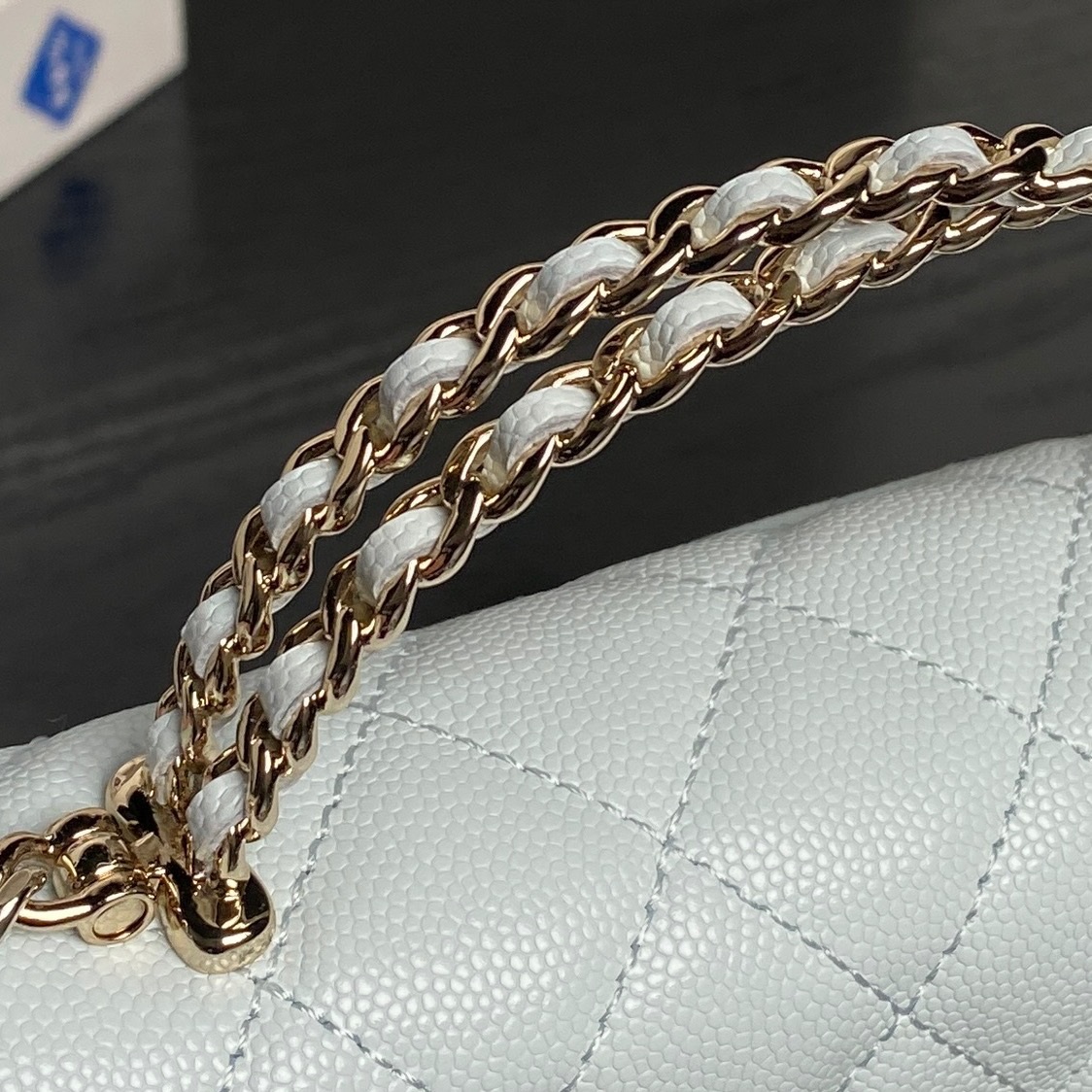 Chanel Kelly (Long Handle) in Caviar Leather with Magnetic Snap Closure for HandheldShoulderCrossbod