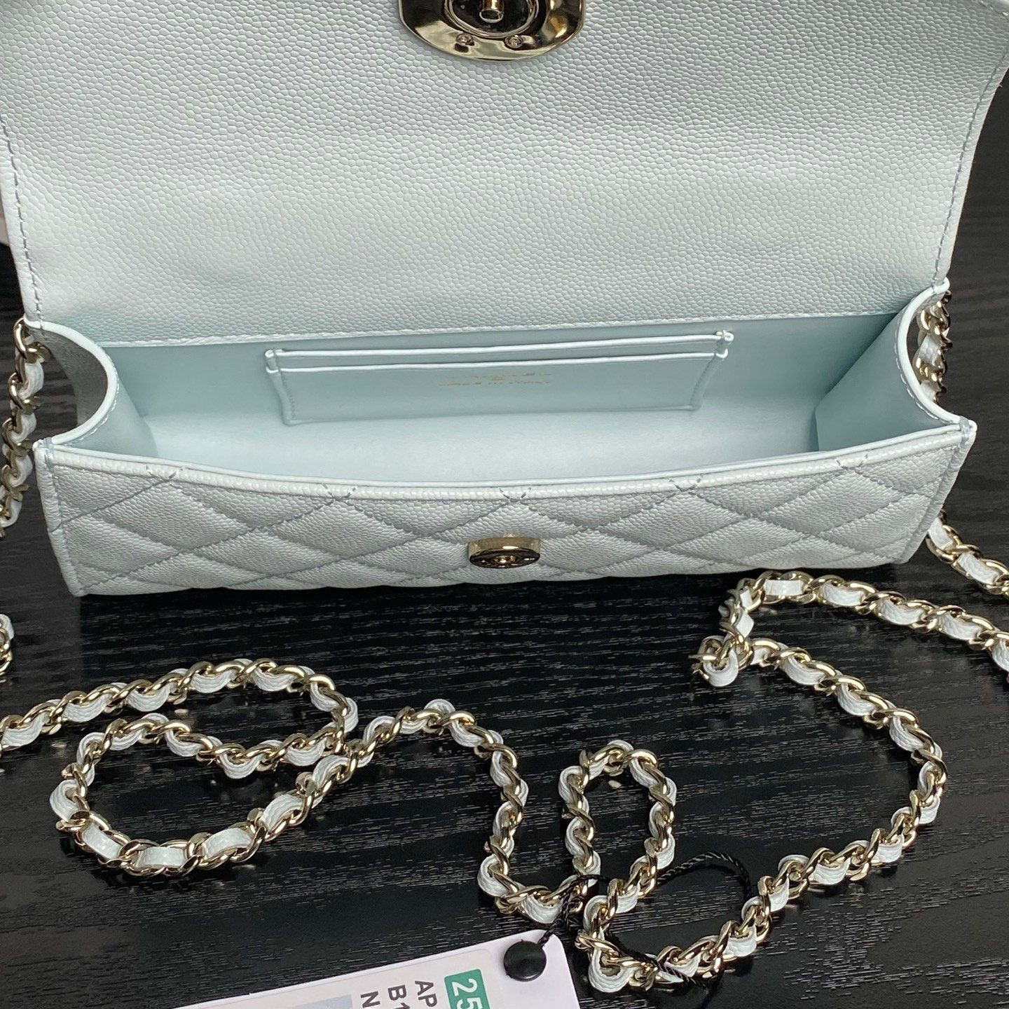 Chanel Kelly (Long Handle) in Caviar Leather with Magnetic Snap Closure for HandheldShoulderCrossbod