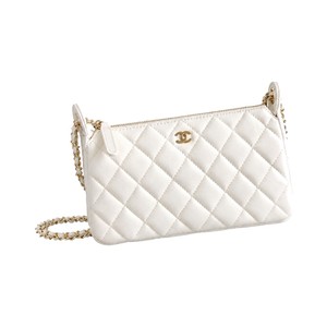 Chanel Wallet on Chain (WOC) in Caviar Leather with Zipper Closure for Shoulder BagCrossbody Bags