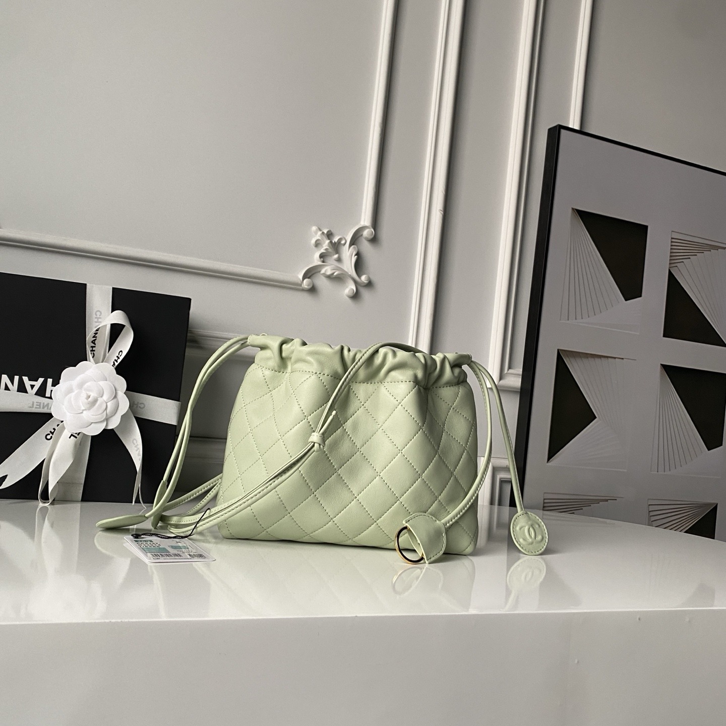 Chanel Hobo de Jour in Lambskin with Drawstring for Shoulder Crossbody Bag Carry Mini
