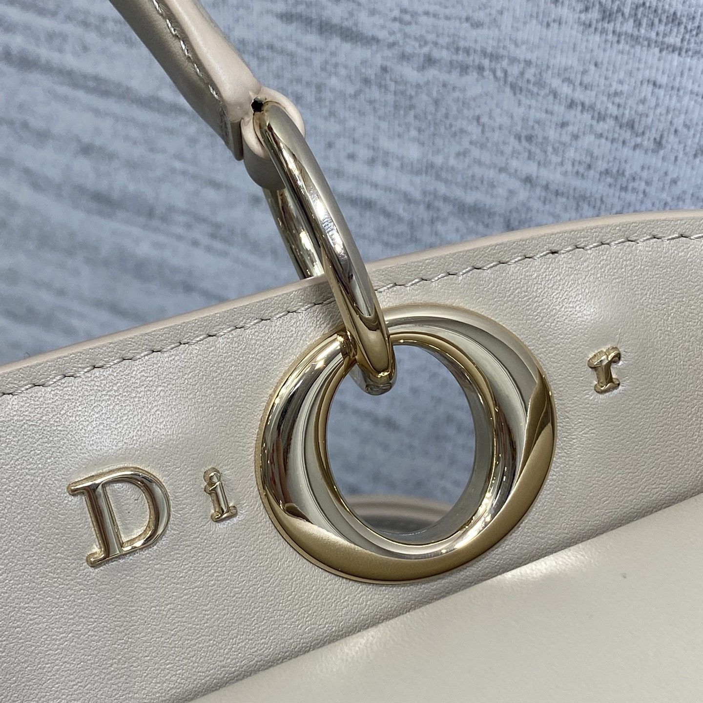 Dior Book Tote in Calfskin with Open Top for Handheld Shoulder Carry Oblique Medium