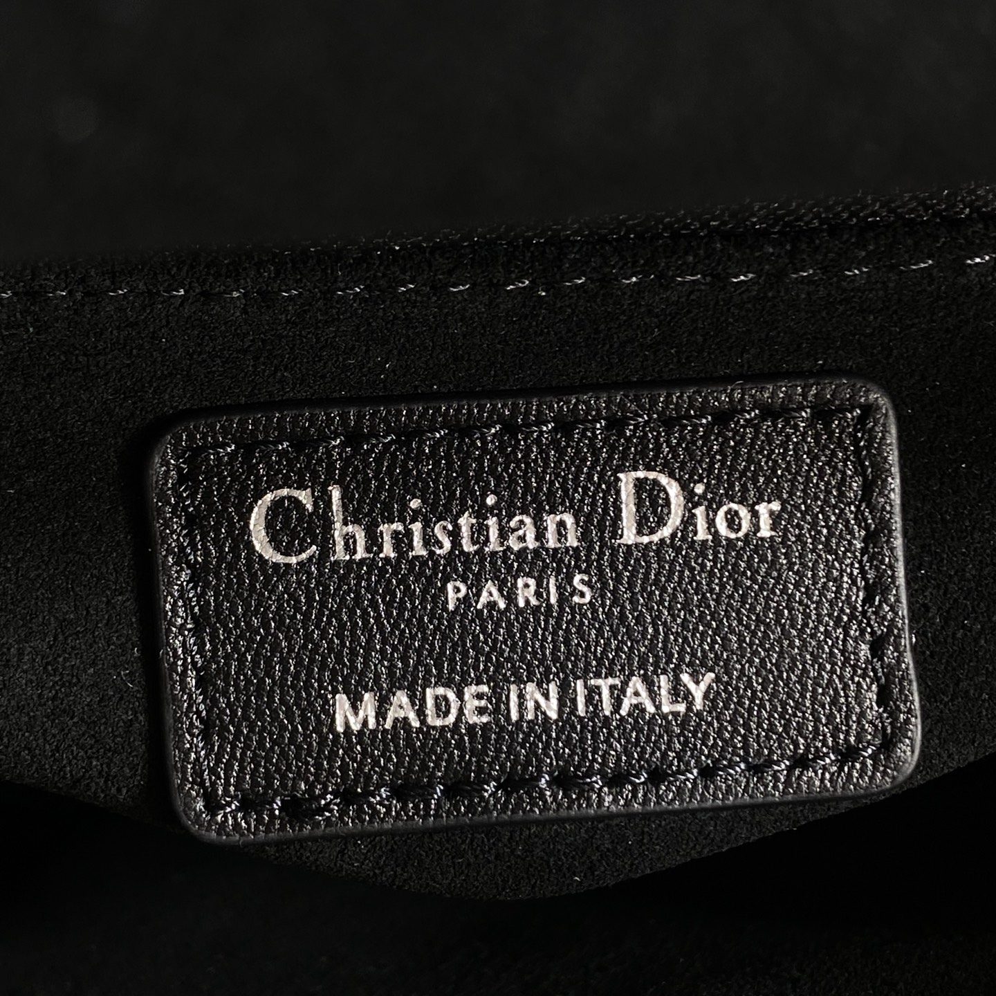 Dior Lady in Black Cannage Lambskin with White Birds Pink Flowers Embroidery and Magnetic