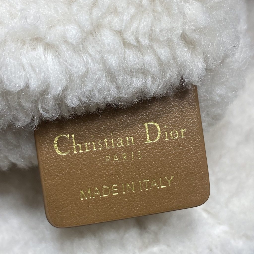 Dior Book Tote in Suede with Open Top for Handheld Shoulder Carry 25cm in Beige Color