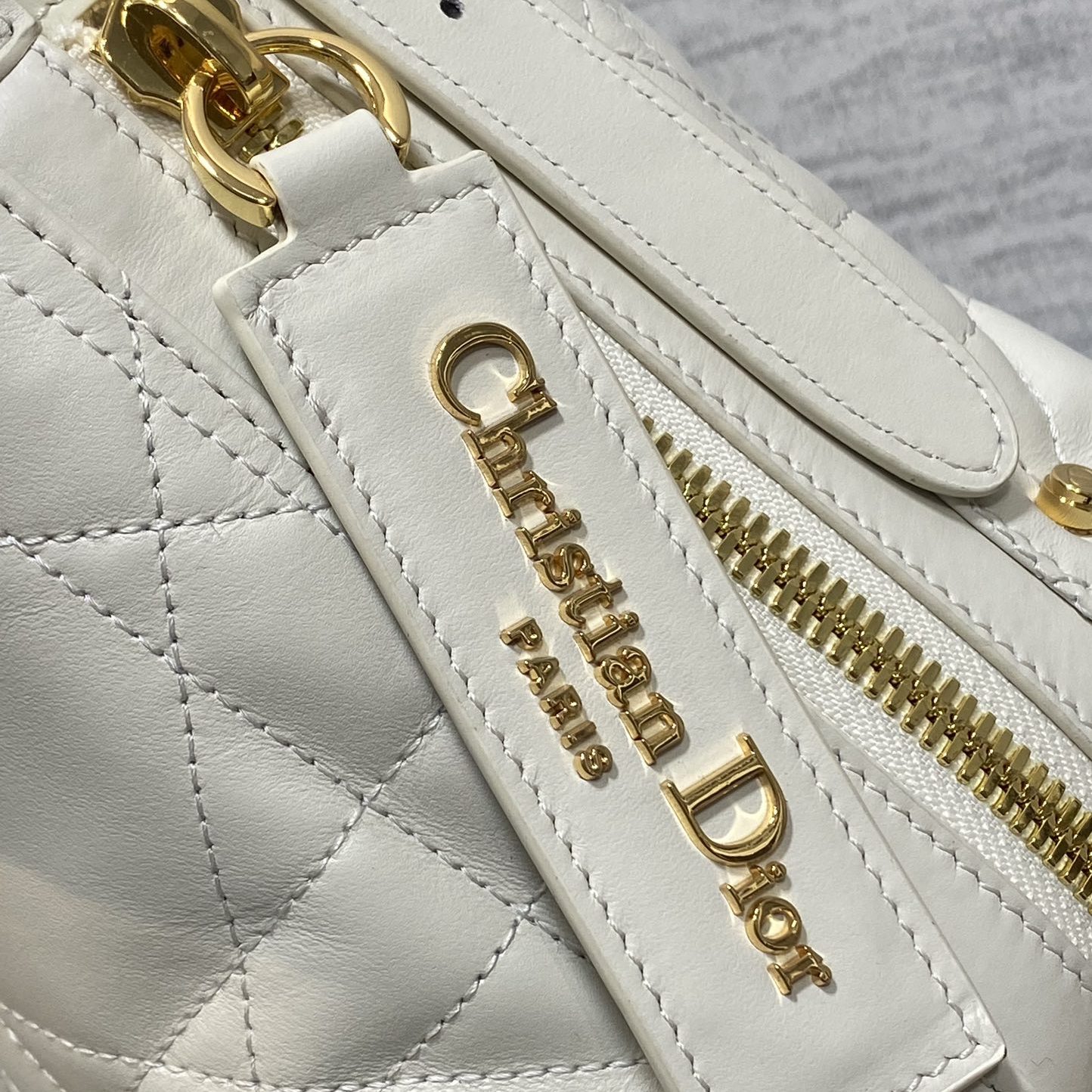 Dior B26 Hobo in Cannage Calfskin with Zipper for Shoulder Crossbody Carry Designer Bag