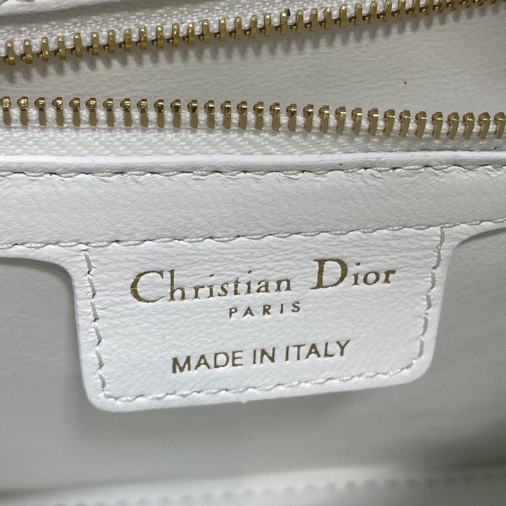 Dior Lady in Calfskin with Crocodile Print and Magnetic Snap for Handheld Shoulder Carry