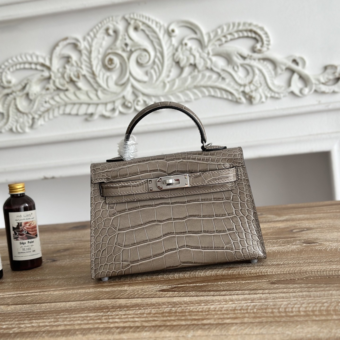 Hermès Kelly Mini 2 in Nile Crocodile with Twist Lock Flap for Hand Carry Designer Bag