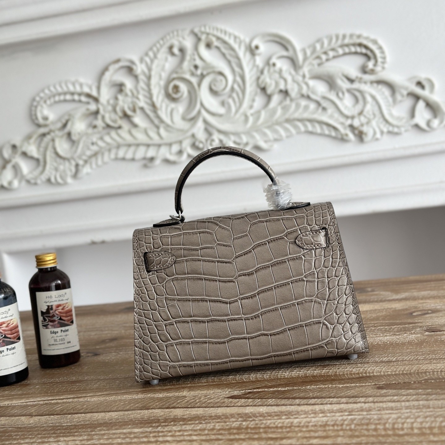 Hermès Kelly Mini 2 in Nile Crocodile with Twist Lock Flap for Hand Carry Designer Bag