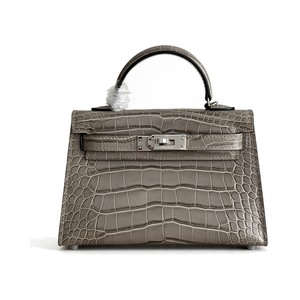 Hermès Kelly Mini 2 in Nile Crocodile with Twist Lock Flap for Hand Carry Designer Bag