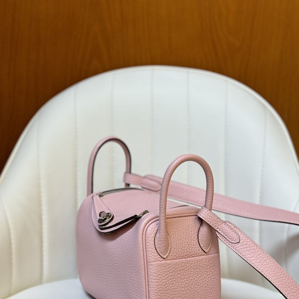 Longchamp Le Pliage Backpack Mini in Calfskin with Magnetic Snap and Zip and Gold Hardware