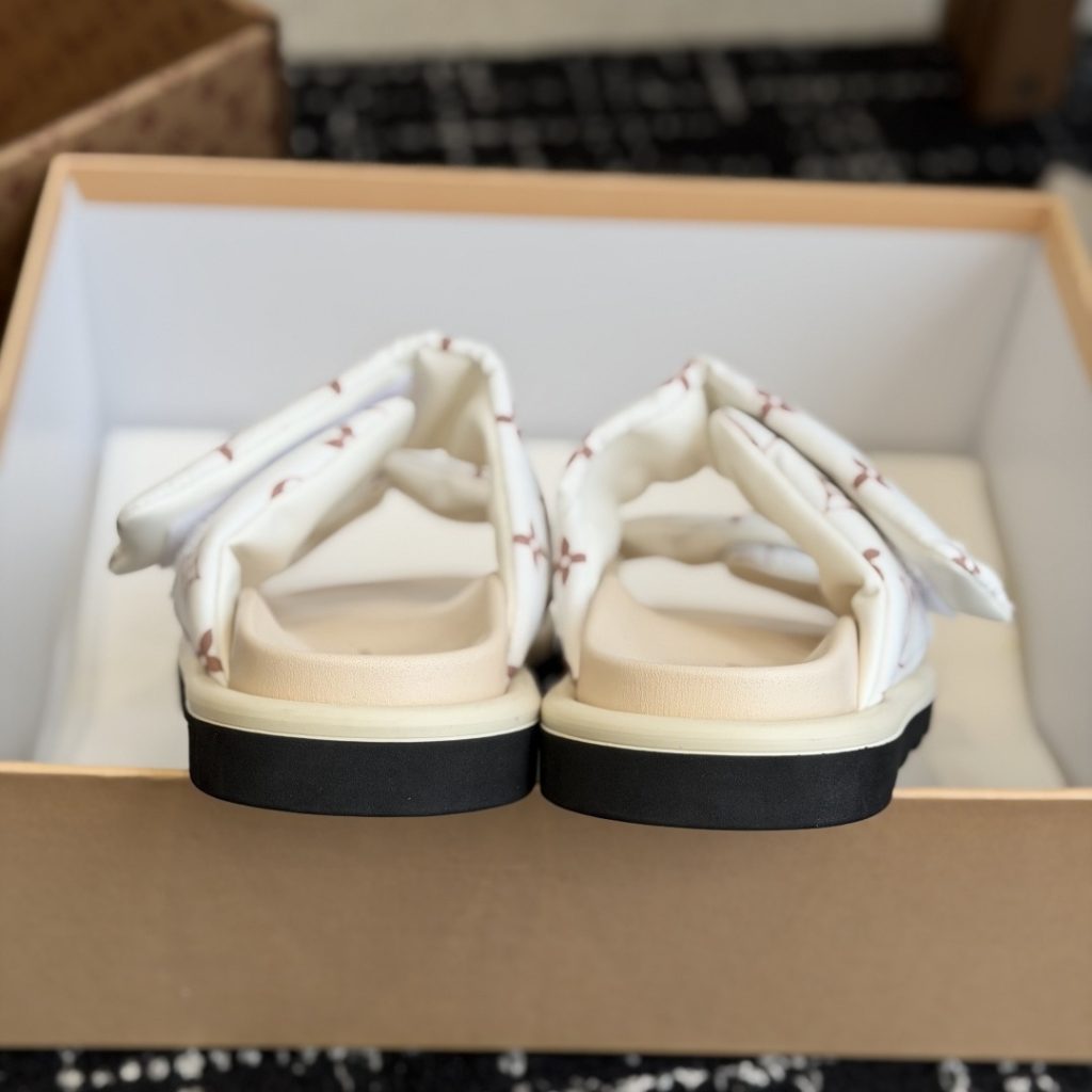 Louis Vuitton Pool Pillow Comfort Two-Strap Velcro Open-Toe Mule Flat Sandals