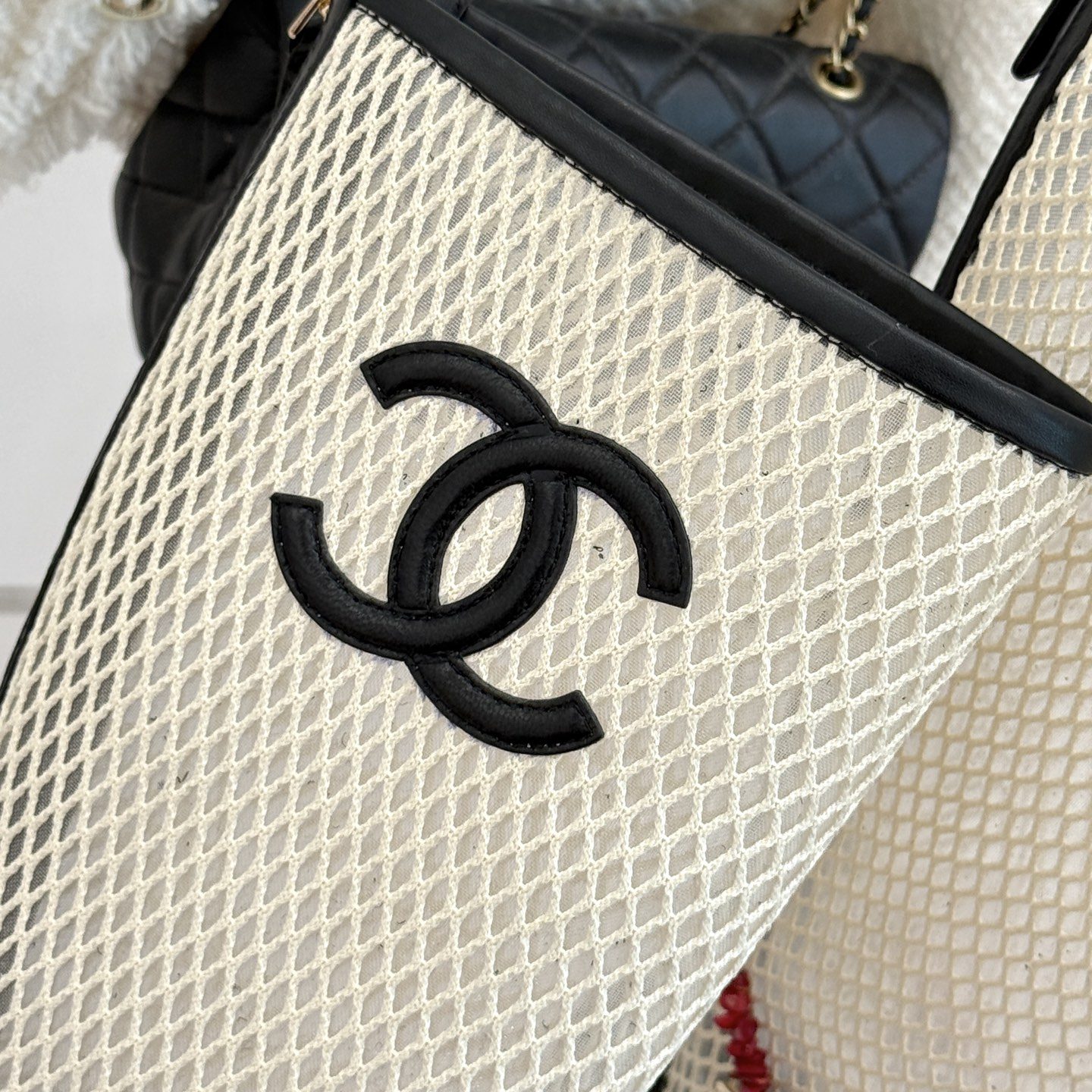 CHANEL Double C Openwork Chain High Heel Short Boots in Lambskin with Italian Leather Sole