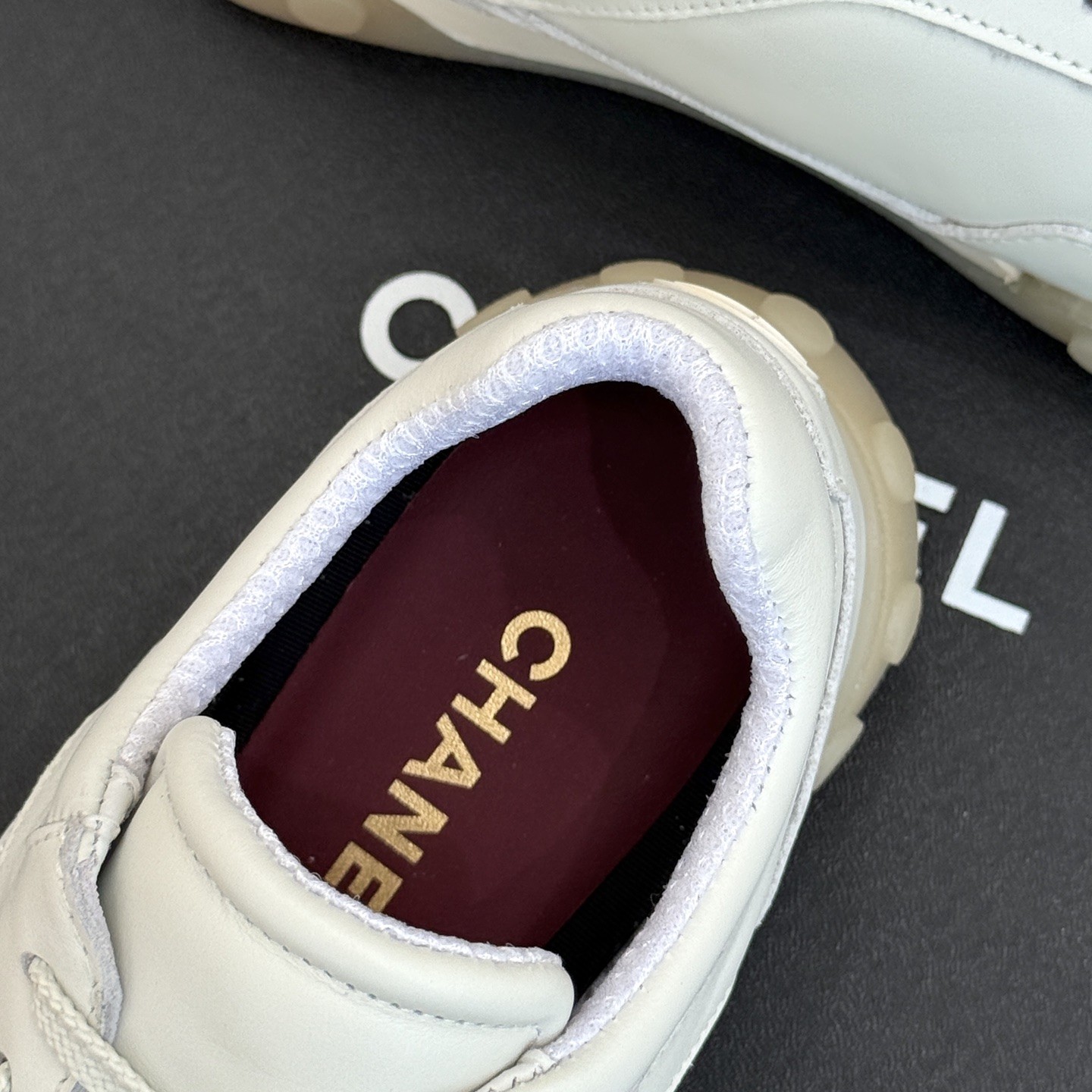 CHANEL Double C Logo Retro Trainer Sneakers in Suede Calfskin and Fabric with Lightweight TPU Sole