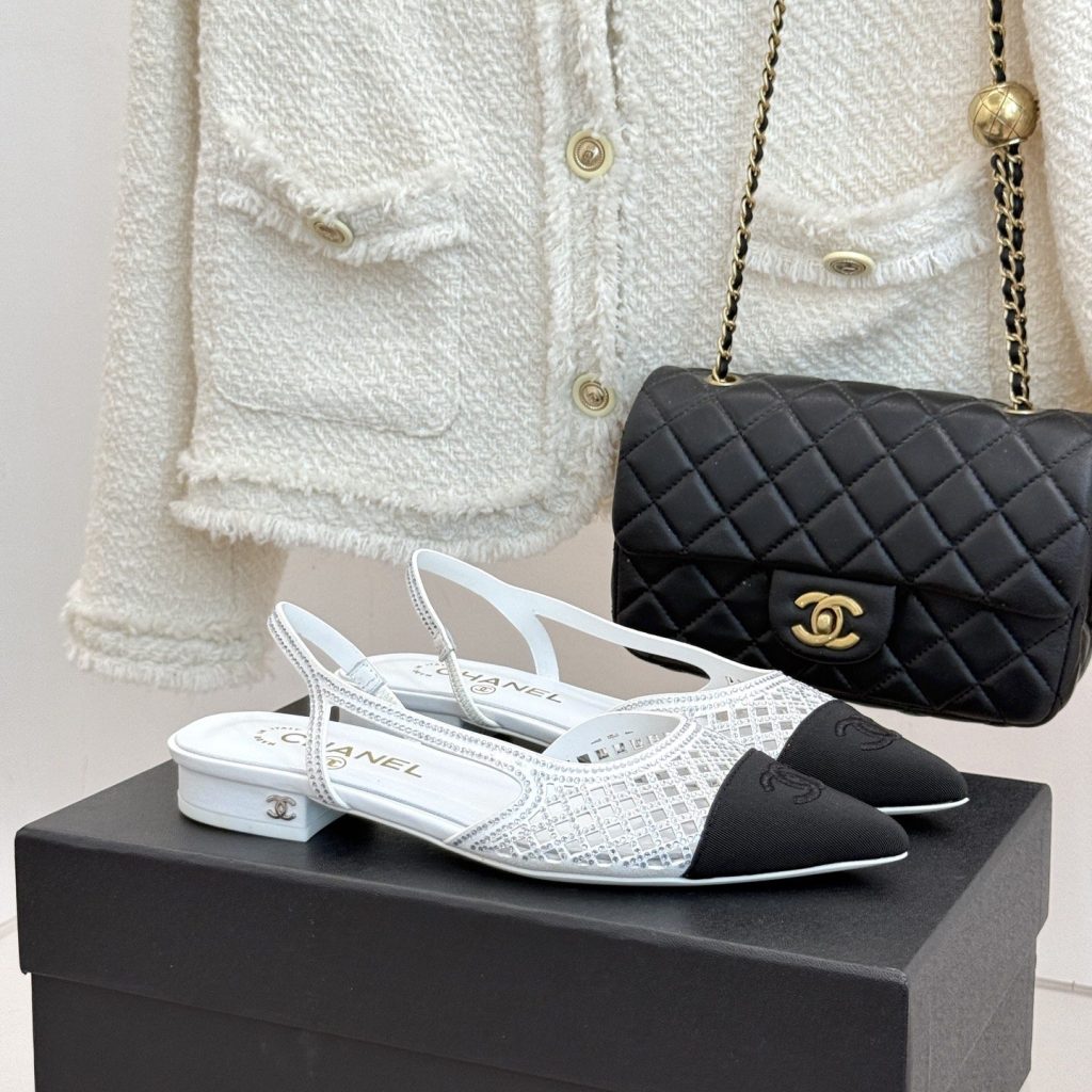 CHANEL Double C Square Toe Glossy Leather Flat Loafers in Genuine Lambskin Italian Leather Sole