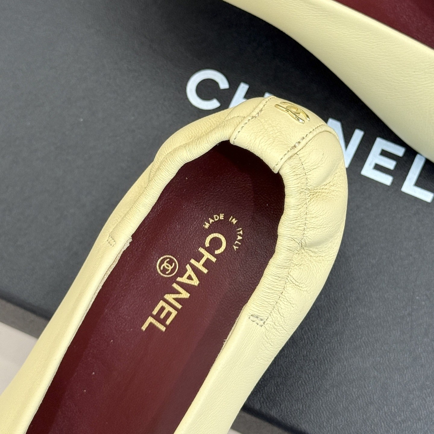 CHANEL Double C Colorblock Pleated Kitten Heel Pumps in Genuine Lambskin with Italian Leather Sole
