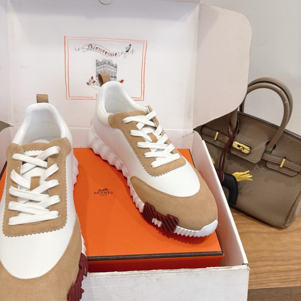 Hermes H Fitting Classic Flat Loafer Slippers in Genuine Calfskin with Italian Leather Sole