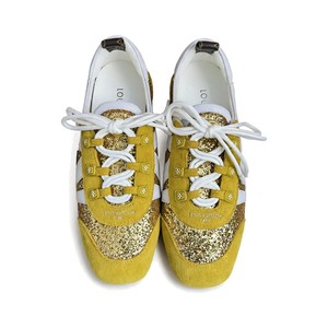 Louis Vuitton Sneakerina Ballet Mary Jane Sneakers in Denim with Monogram Trim
