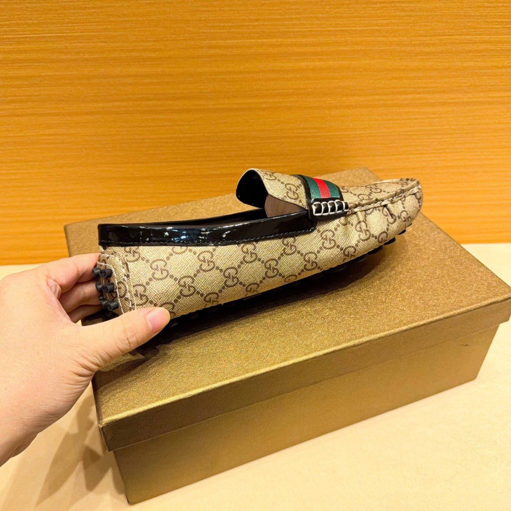 GUCCI Italian Leather Casual Sneakers 37-45 Calfskin Lining