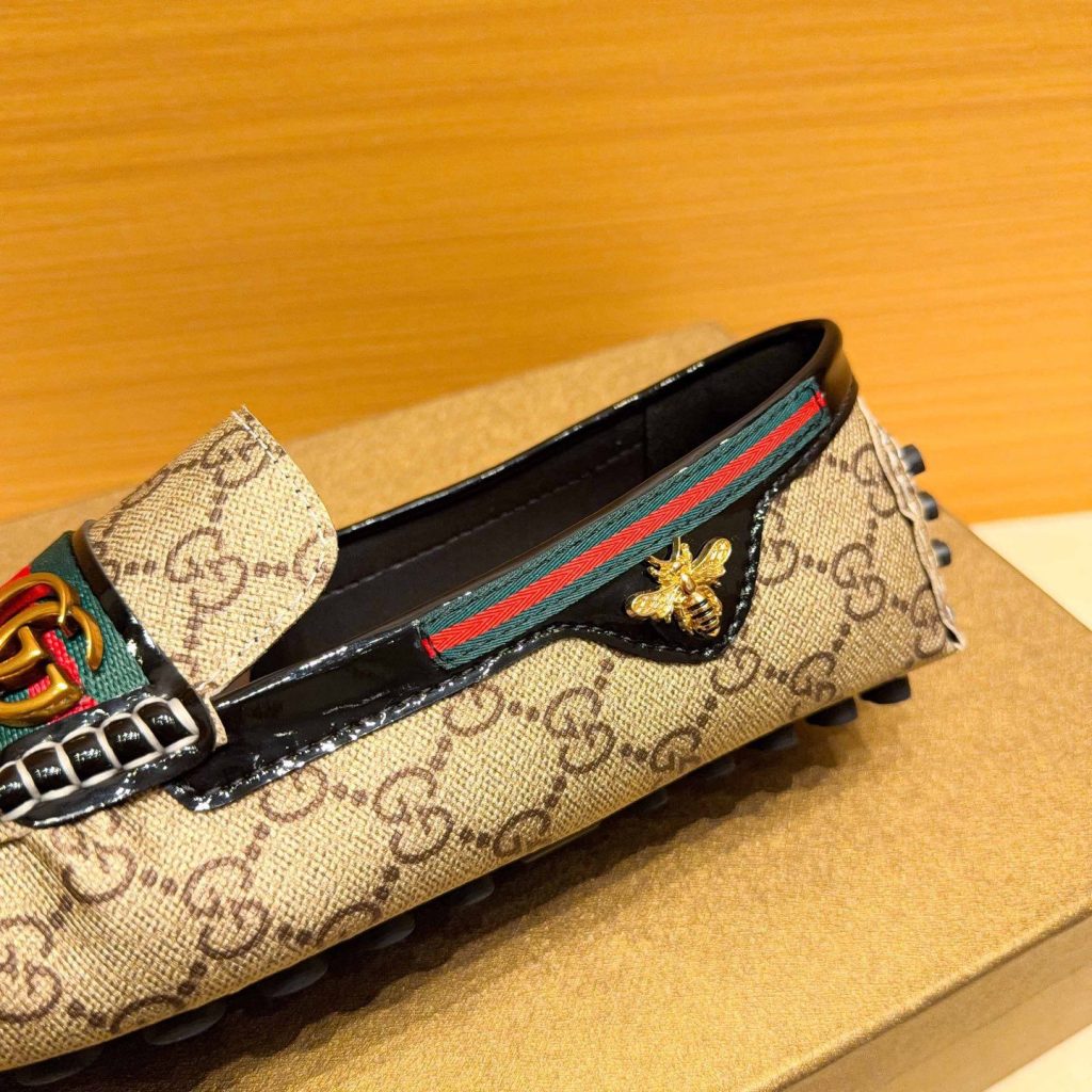 GUCCI Italian Leather Casual Sneakers 37-45 Calfskin Lining