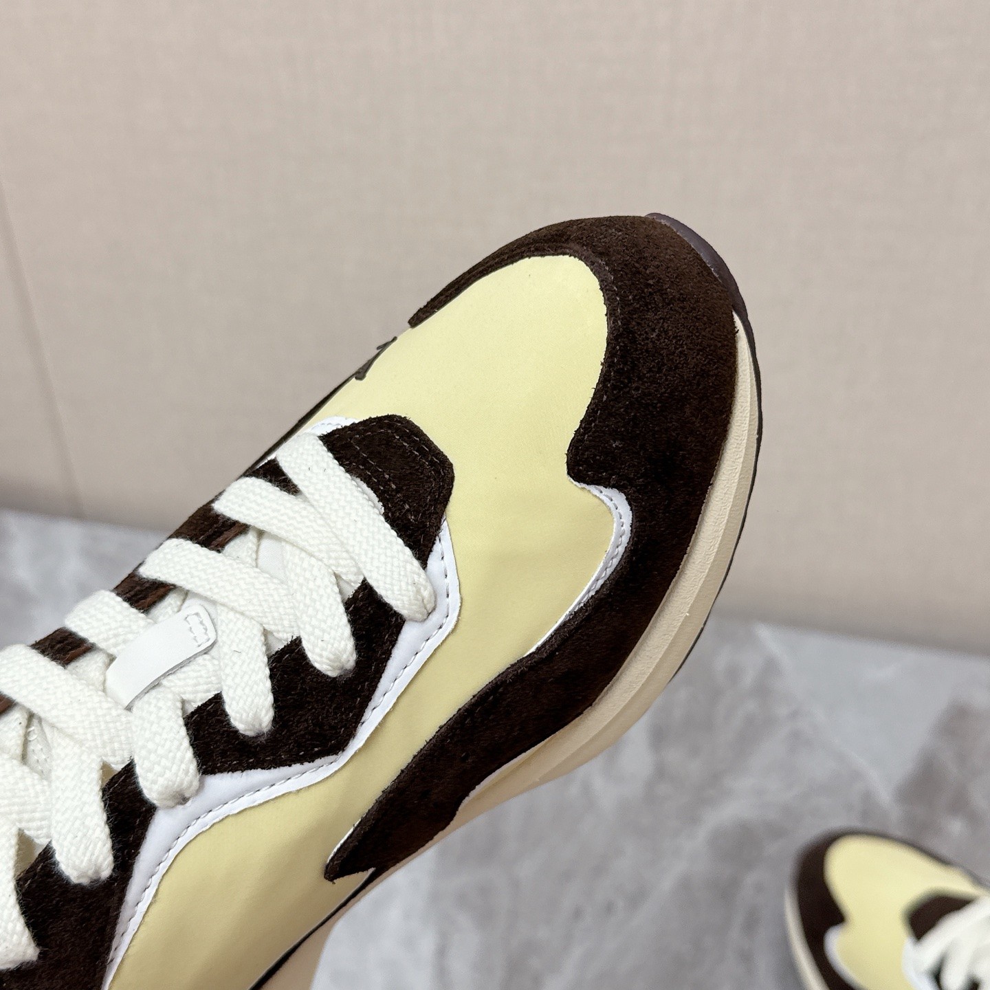 Louis Vuitton Mixed-Color Low-Top Running Sneakers in Nylon and Suede with Lightweight Rubber Outsole