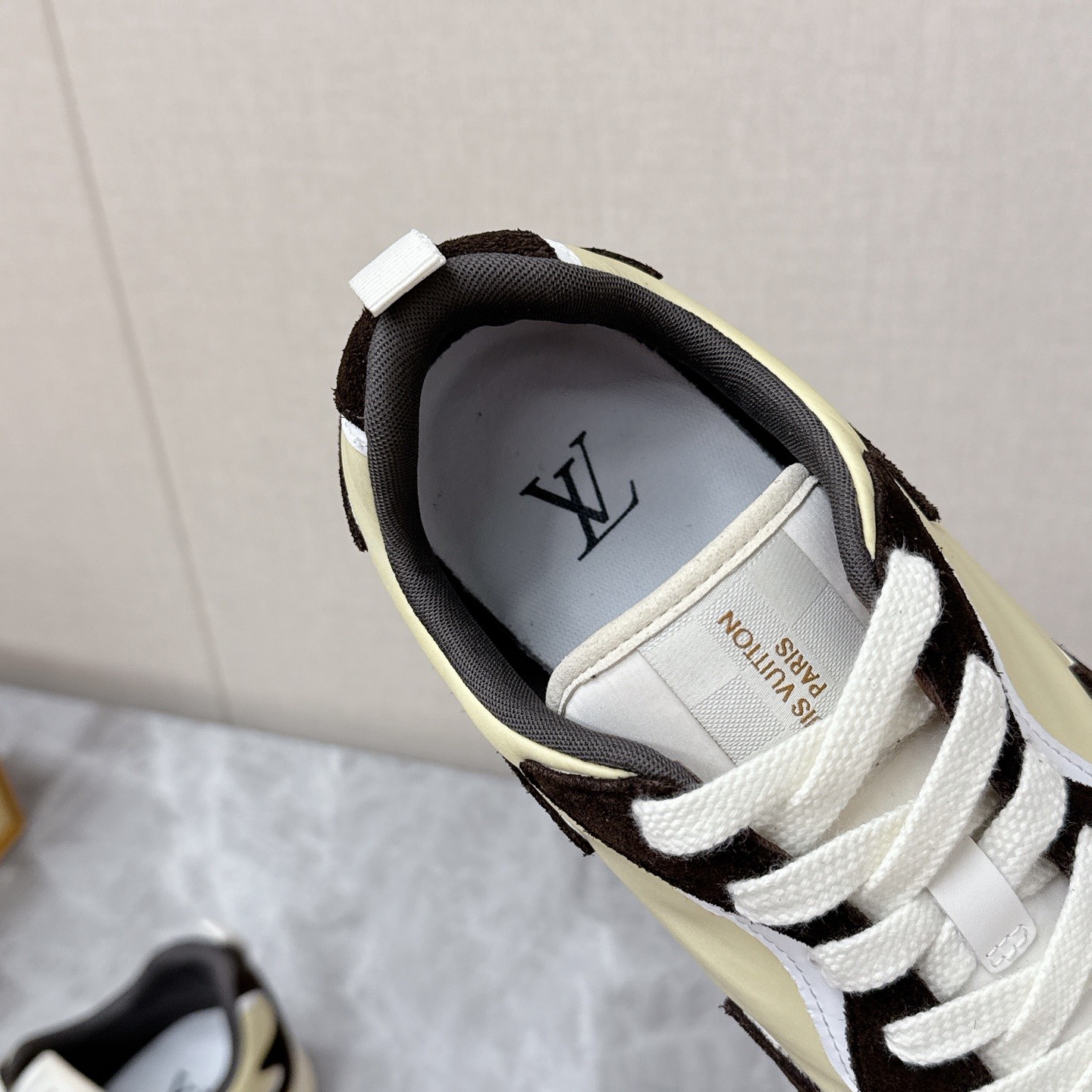 Louis Vuitton Mixed-Color Low-Top Running Sneakers in Nylon and Suede with Lightweight Rubber Outsole