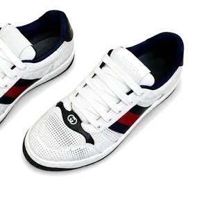 GUCCI Sneakers in Premium Leather with Molded Rubber Outsole