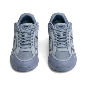 DIOR Sneakers in Premium Leather with Molded Rubber Outsole
