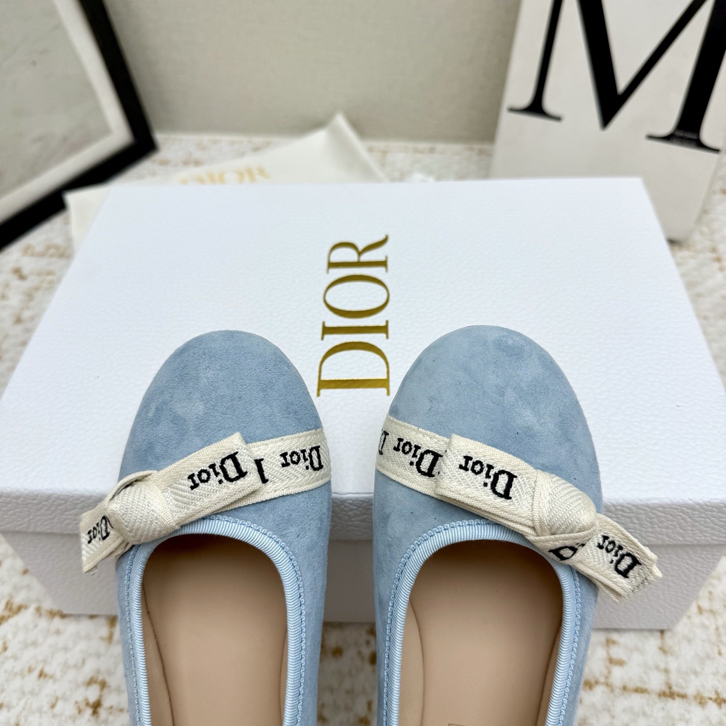 DIOR Slippers in Premium Leather with Molded Rubber Outsole