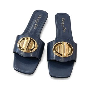 DIOR Sandals in Premium Leather with Molded Rubber Outsole
