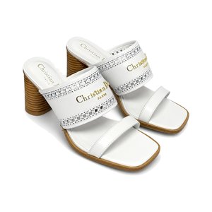 DIOR Sandals in Premium Leather with Molded Rubber Outsole