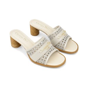 DIOR Sandals in Premium Leather with Molded Rubber Outsole