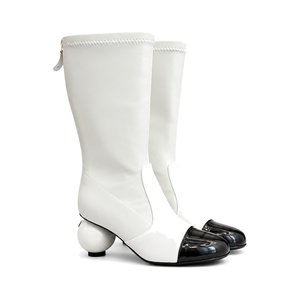 CHANEL Boots in Premium Leather with Molded Rubber Outsole