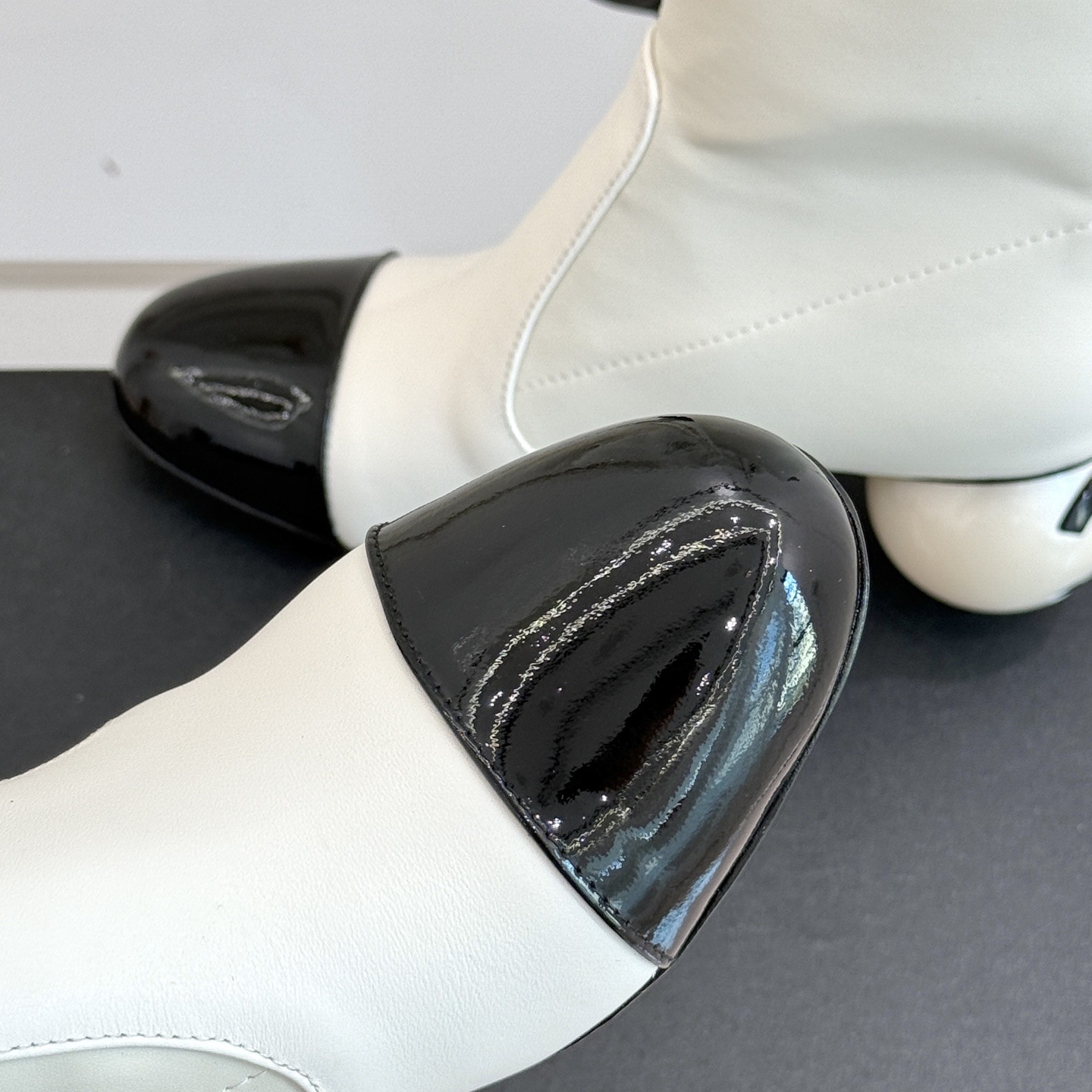 CHANEL Boots in Premium Leather with Molded Rubber Outsole