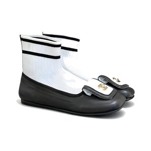 CHANEL Boots in Premium Leather with Molded Rubber Outsole