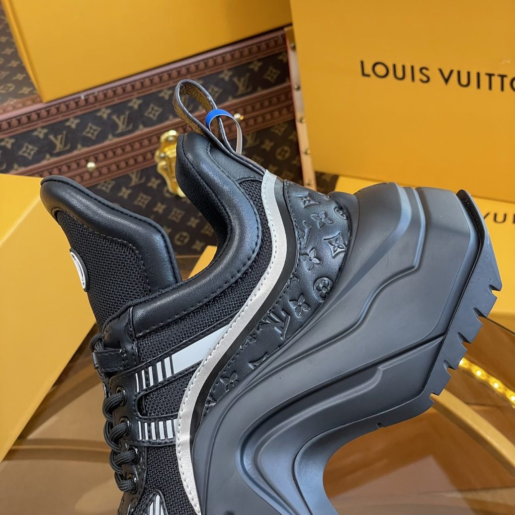 LOUIS VUITTON Archlight 2.0 Dad Sneakers in Printed Leather with Rubber Outsole