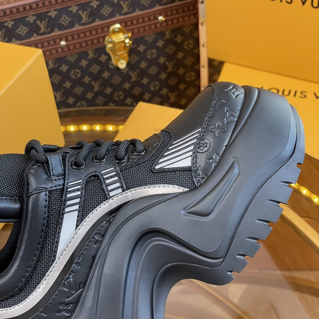 LOUIS VUITTON Archlight 2.0 Dad Sneakers in Printed Leather with Rubber Outsole