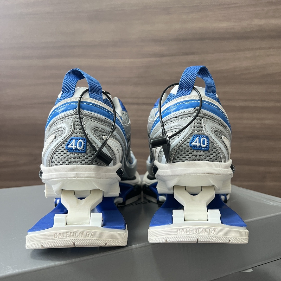 BALENCIAGA X-Pander 6.0 Retro Spring Sports Sneakers with Suspension Heel Design and Rubber Outsole