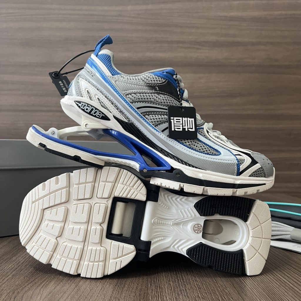 BALENCIAGA X-Pander 6.0 Retro Spring Sports Sneakers with Suspension Heel Design and Rubber Outsole