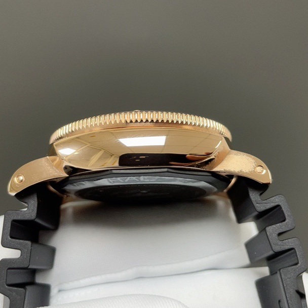 PANERAI Submersible WatchPanerai Submersible Style Automatic Watch, Black Dial Rubber Strap