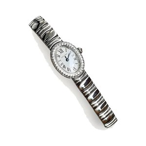 Cartier Baignoire WatchCartier Baignoire Style Quartz Watch, White Dial Roman Numeral Metal Bracelet