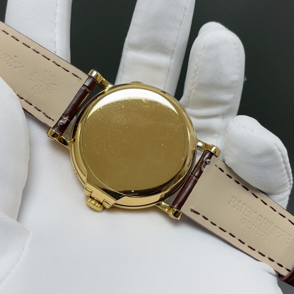 PATEK PHILIPPE 5159 PerpetuPatek Philippe Calatrava Style Automatic Watch, Silver Dial Roman Numeral Date Leather Strapal Calendar Watch