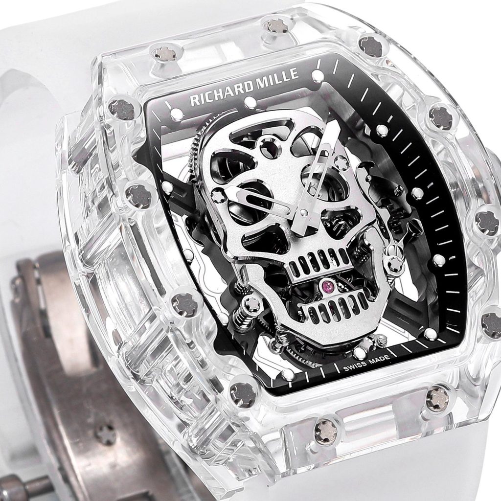 Richard Mille RM 052 Skull ToRichard Mille RM Style Automatic Watch, Rubber Strapurbillon Watch