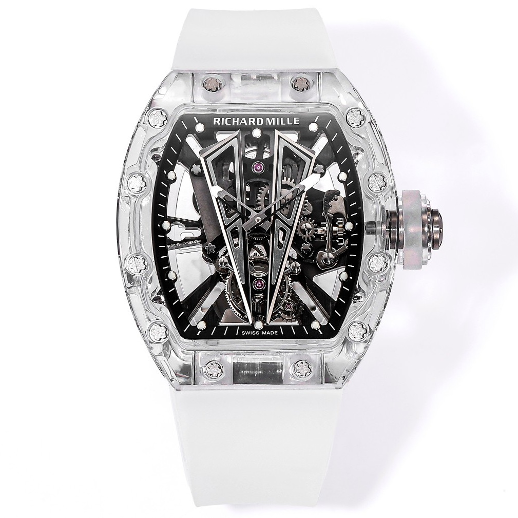 Richard Mille RM 27-03 TourRichard Mille RM Style Automatic Watch, Black Dial Rubber Strapbillon Watch