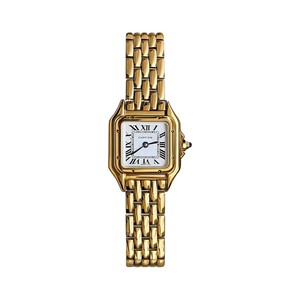 Cartier Panthere WatchCartier Panthère Style Quartz Watch, White Dial Roman Numeral Metal Bracelet