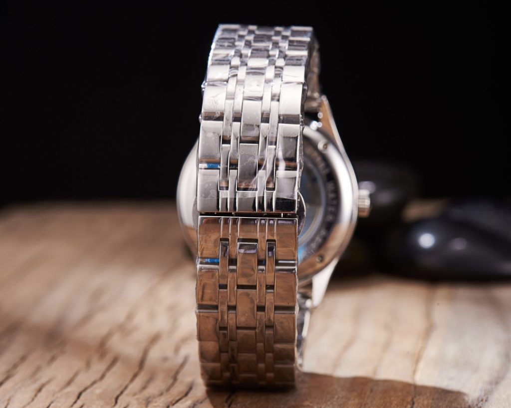 Patek Philippe Automatic Watch with Two-Tone Bracelet and Blue Dial