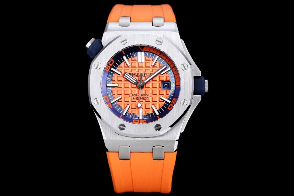 Audemars Piguet Royal Oak Offshore-Style Watch with Orange Dial