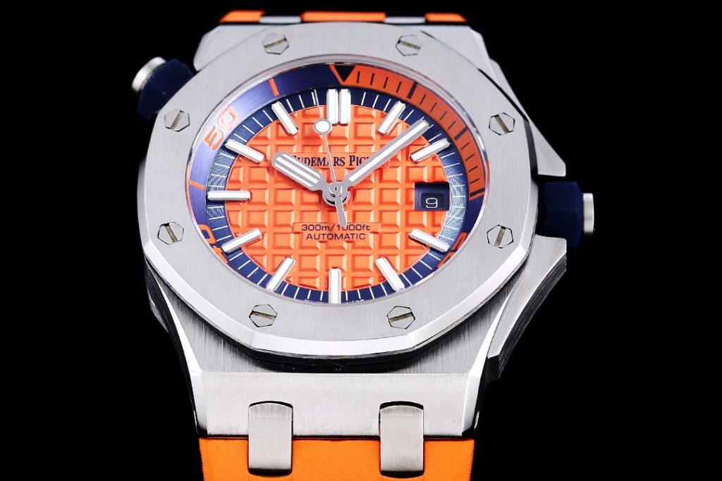 Audemars Piguet Royal Oak Offshore-Style Watch with Orange Dial