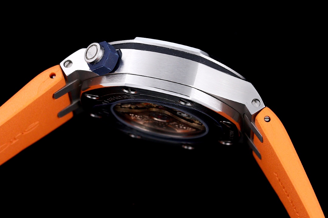 Audemars Piguet Royal Oak Offshore-Style Watch with Orange Dial