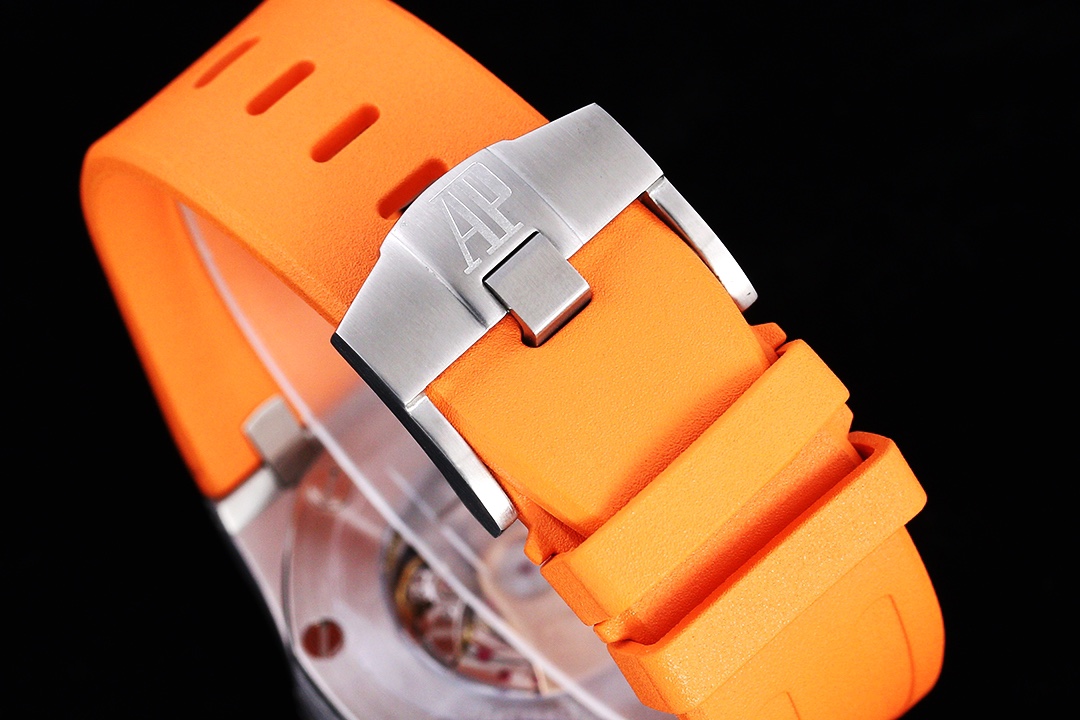 Audemars Piguet Royal Oak Offshore-Style Watch with Orange Dial